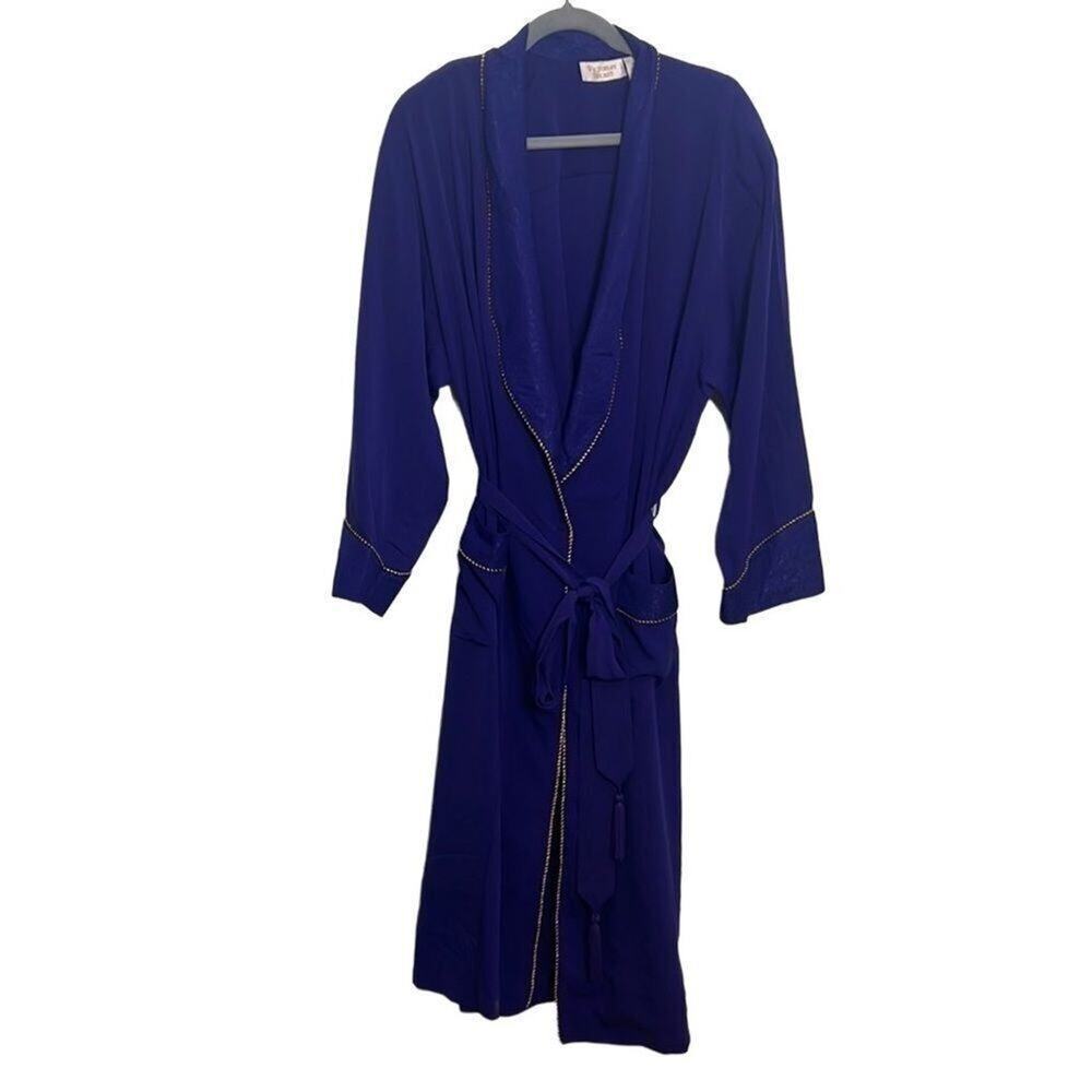 VICTORIA SECRET PURPLE & GOLD ROBE SIZE M